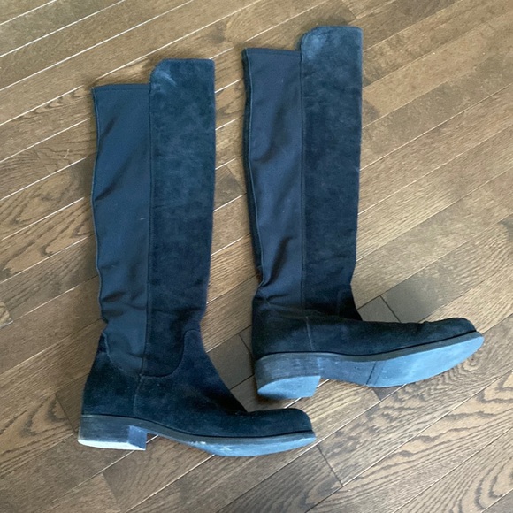 La Canadienne over the knee suede boots - Picture 1 of 4